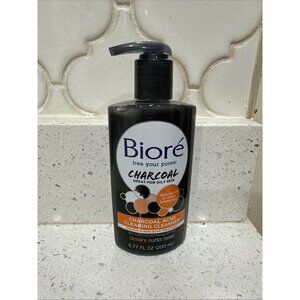 Biore Charcoal Acne Clearing Cleanser w/ Salicylic Acid 6.77ox Oily Skin 4/2026